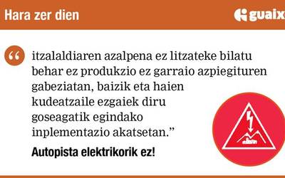 Eta argia izan zen
