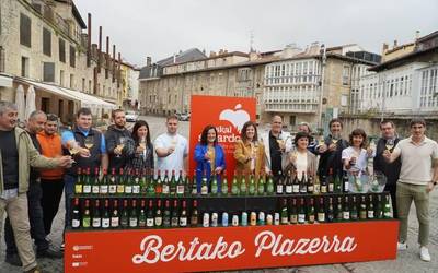Lehen aldiz Araban aurkeztu dute Euskal Sagardoaren 2024ko uzta