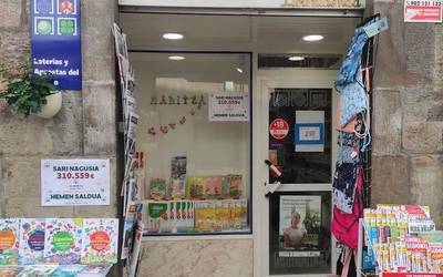 Hamar laguneko talde batean, 310 mila eurotako saria utzi du 'Primitiva' zozketak Oñatin