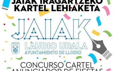 Laudioko jaietako 2025eko kartel lehiaketa abian da