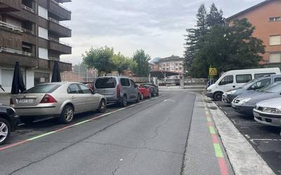 Gaurtik aurrera aparkaleku sistema berria Traña-Matienan