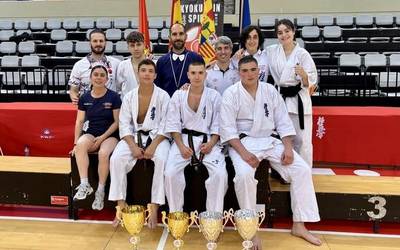 Espainiako hiru txapeldun berri ditu Saioa Karate Taldeak