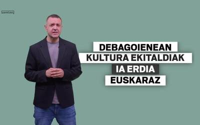 Kultura ekitaldiak aztergai 'Datuetatik Tiraka' saioan
