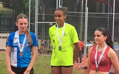Djiara Ndao txapeldun Euskadiko Atletismo Txapelketan