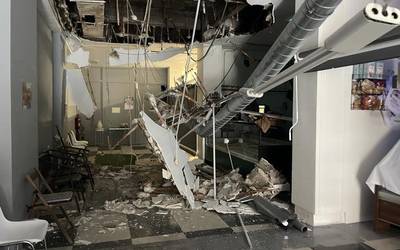 Behera erori da Laudioko Udal Merkatuko sabaia