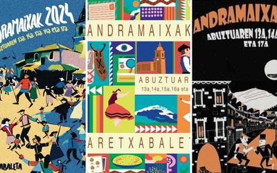 Andramaixak iragartzeko kartel lehiaketa zabalik uztailaren 5a arte