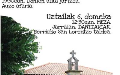 San Pedro Txiki eguna ospatuko dute Berrizen