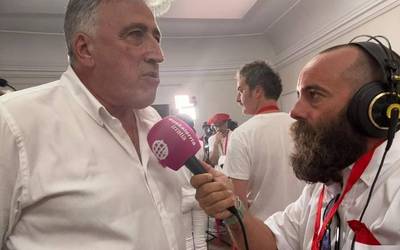 Joseba Asiron: "Harro nago Iruñearentzat unerik goxoenean elkartasuna nagusituko delako"