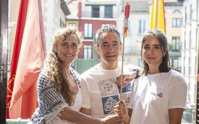 Eduardo Ibero (Yala Nafarroa): “Eskerrak eman nahi dizkiogu Iruñeko jendeari, beraien bultzadarekin heldu gara txupinazoa botatzera”