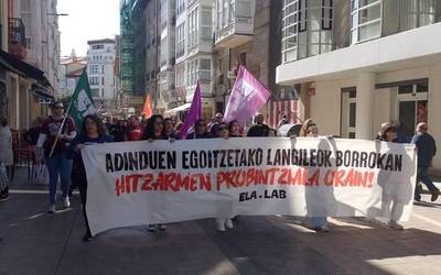 Ez gara metaleko langileak, baina guk ere baldintza duinak nahi ditugu