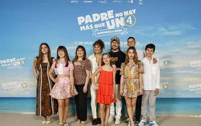 'Padre no hay mas que uno 5: nido repleto' filmarekin itzuliko da oporretatik Aita Mari zinema