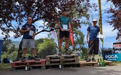 Espainiako disko golf kopako txapeldun izan da aurten ere Baxi Basajaunako Iñaki Gonzalez