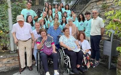 Auzolandegietako gazteak Mizpirualde egoitzan daude dagoeneko
