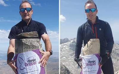 Draveten eritasuna ezagutarazteko Pirinioetako bertze hiru tontor igo nahi ditu Iñarreak abuztuan