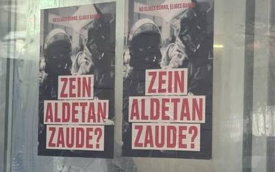 Ertzaintzaren aurka Laudioko jaietan jarritako kartelak gaitzetsi ditu Ramiro Gonzalez Ahaldun Nagusiak