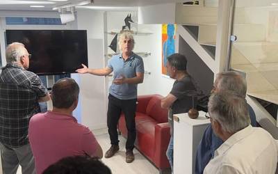 Ikuspuntu humanista duen obra aurkeztu zuen Zarazagak Oreka Art galerian