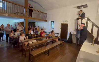 Zelemeterio aurkeztu dute, San Martzialgo jaietako pertsonaia
