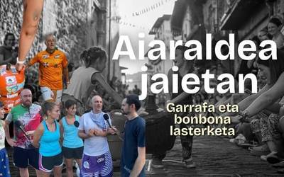 Garrafa eta bonbona lasterketako korrikalarien hitzak