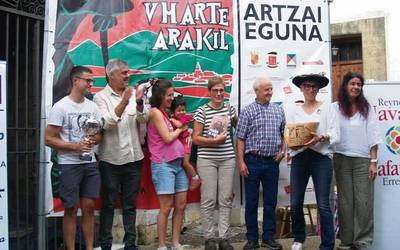 Bera gabeko Artzain Egunean presente egon zen Jose Mari Ustarroz