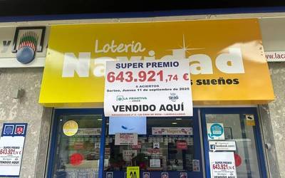 Peña batek La Primitivako 643.921,74 euroko saria irabazi du Laudion