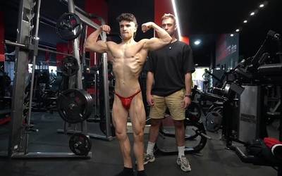 Unai Garcia, 14 urterekin hasi zen kulturismoa egiten