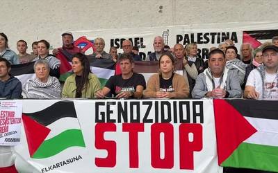 Debagoieneko Palestinaren Aldeko Sarea aurkeztu dute Elorregin