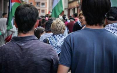 Palestinako erresistentziaren aldeko manifestaziora joateko autobusa antolatu dute Uribe Kostan