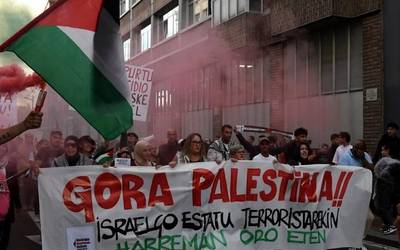 Gasteiz jendez lepo, Palestinaren alde