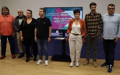 Palestinaren alde, sindikatuek hiru orduko lanuzteetara deitu dute urriaren 15erako