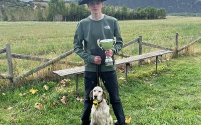 Gipuzkoako txakur ehiza xeheko txapelketa irabazi du Julen Amadok