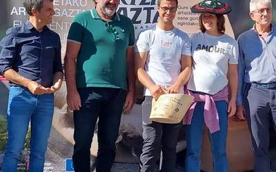 Euskal Herriko Artzai Gazta txapelketa irabazi du Kortariko Infernuko gasnak Idiazabalen