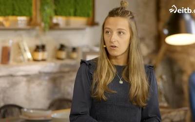 Eneritz Etxabe 'Joseba Argiñano Sukalerrian' saioan izan da