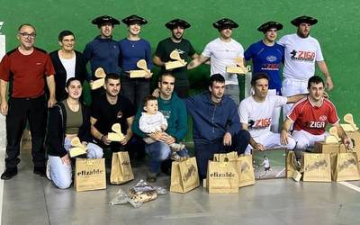 Aritz Elizegik eta Egoitz Gamiok irabazi dute Iruritako pala txapelketa