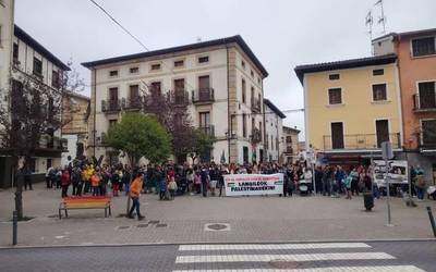 Palestinaren aldeko manifestazioa Altsasun