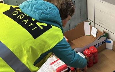 Dendetan janari bilketa egiten ari da Hotz Oñati