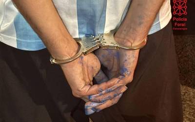 Grafitti egilea atxilotuta