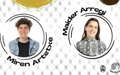 Urriaren 25ean bertso bazkaria Miren Artetxe eta Maider Arregirekin