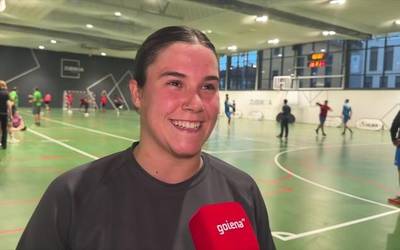 Lucia Arenaza: "Talde berria eta gaztea gara, eta asko ari gara ikasten"