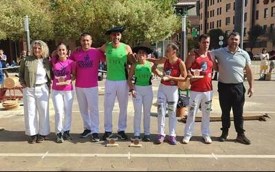 Arraioztarrak bikain ibili dira Nafarroako arpana txapelketa mistoan