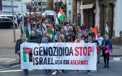 Palestinaren alde "ahotsa altxatzen" segitzeko deia