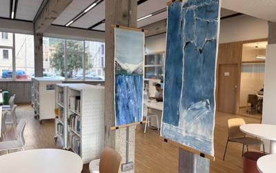 Bibliotekak, artearen erakusleiho bihurtuta