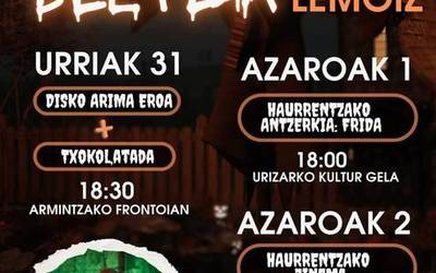 Lemoizek Gau Beltzaren edizio berri bat ospatuko du urriaren 31tik azaroaren 2ra