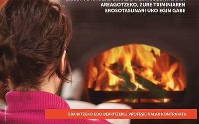 Tximiniako suterik ez gertatzeko aholkuak eman ditu Nafarroako Suhiltzaileen Zerbitzuak