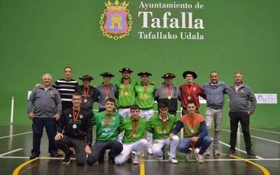 Canabalek eta Apeztegiak irabazi dute Nafarroako kluben arteko eskuz binakako pilota txapelketa ohorezko mailan