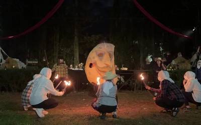 Gozoki-eskea, dantzak, kantuak eta beste, Gaba Baltzean