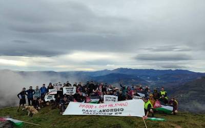 Palestinar erresistentziaren aldeko mendi erronkaren bideo laburpena