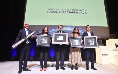 Danobat Group-ek Enpresa Berrikuntza saria jaso du Euskal Enpresaren Gauean