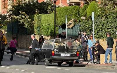 Koldo Almandozen 'Azken agurra' filmeko zati batzuk ari dira grabatzen Orion