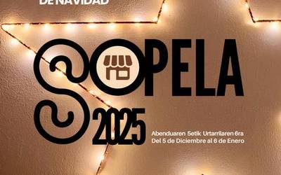 Sopelako Udalak Gabonetako erakusleiho lehiaketa jarri du martxan tokiko merkataritza sustatzeko