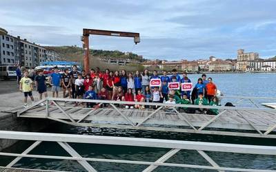 Eskolarteko Gipuzkoako bigarren proba jokatu dute Zumaian